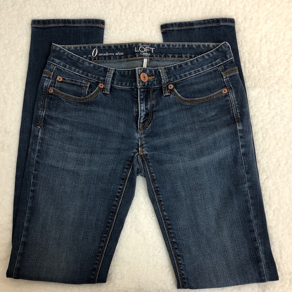 LOFT Denim Modern Slim Jean - SZ 0